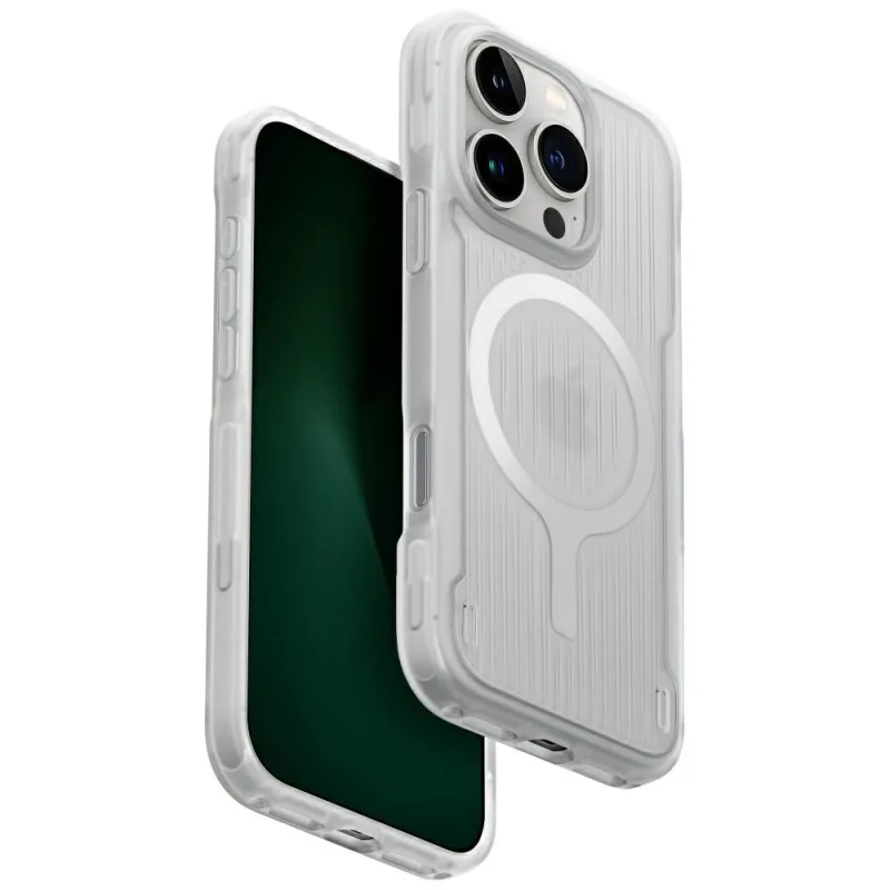 Nabíjacie puzdro Uniq Combat Active Magclick pre iPhone 16 Pro – biele