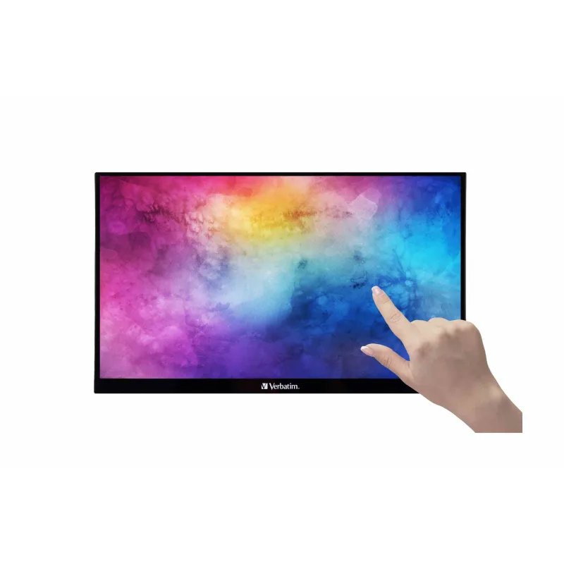 Verbatim PMT-14 Portable Touchscreen Monitor 14" Full HD 1080p Metal…