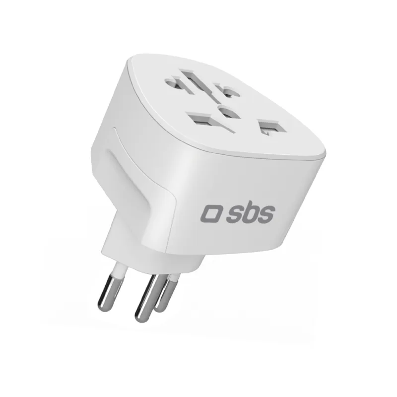 Cestovný adaptér SBS CH - univerzálny - biely