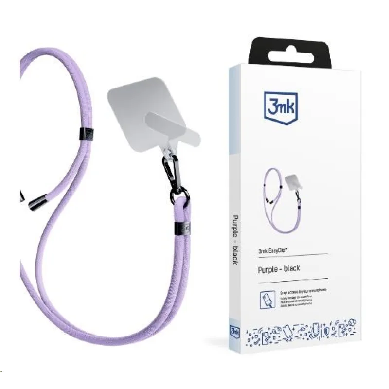 3mk EasyClip Purple (black) 5903108568678