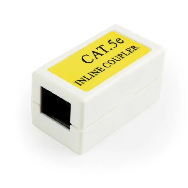 Gembird adaptér - LAN Cat 5E spojka, biela NCA-LC5E-001