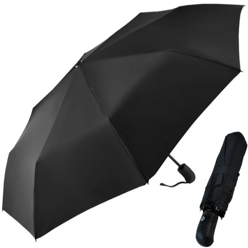 ISO Skladací dáždnik 110cm čierny