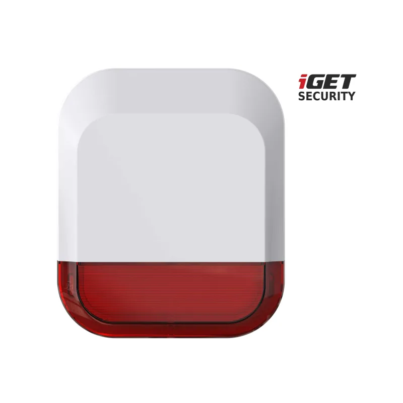 iGET SECURITY EP11 - vonkajšia siréna napájaná batériou alebo adaptérom,…