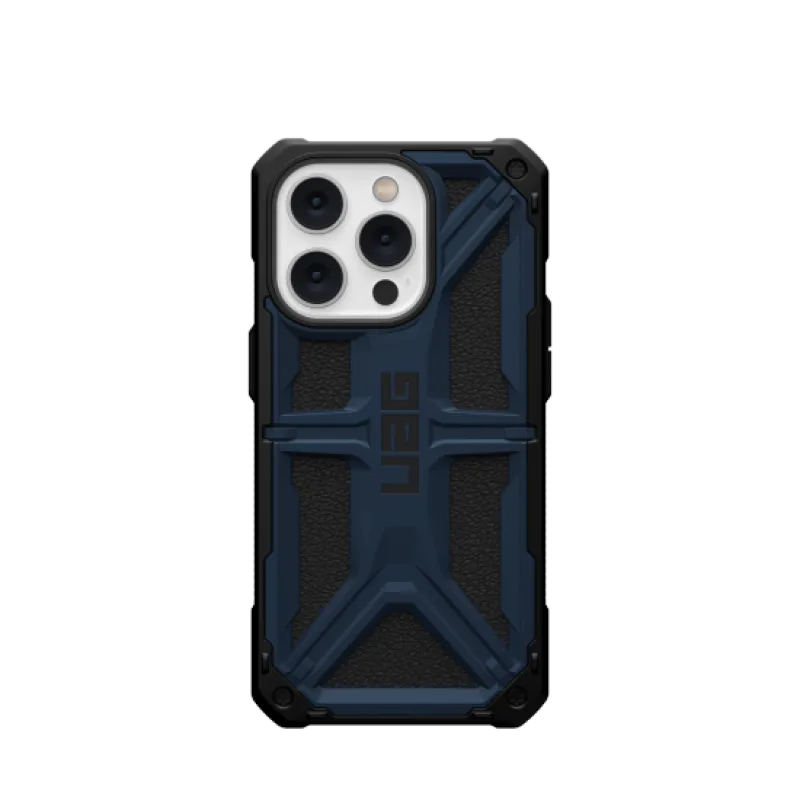 Puzdro UAG Monarch pre iPhone 14 Pro - modré