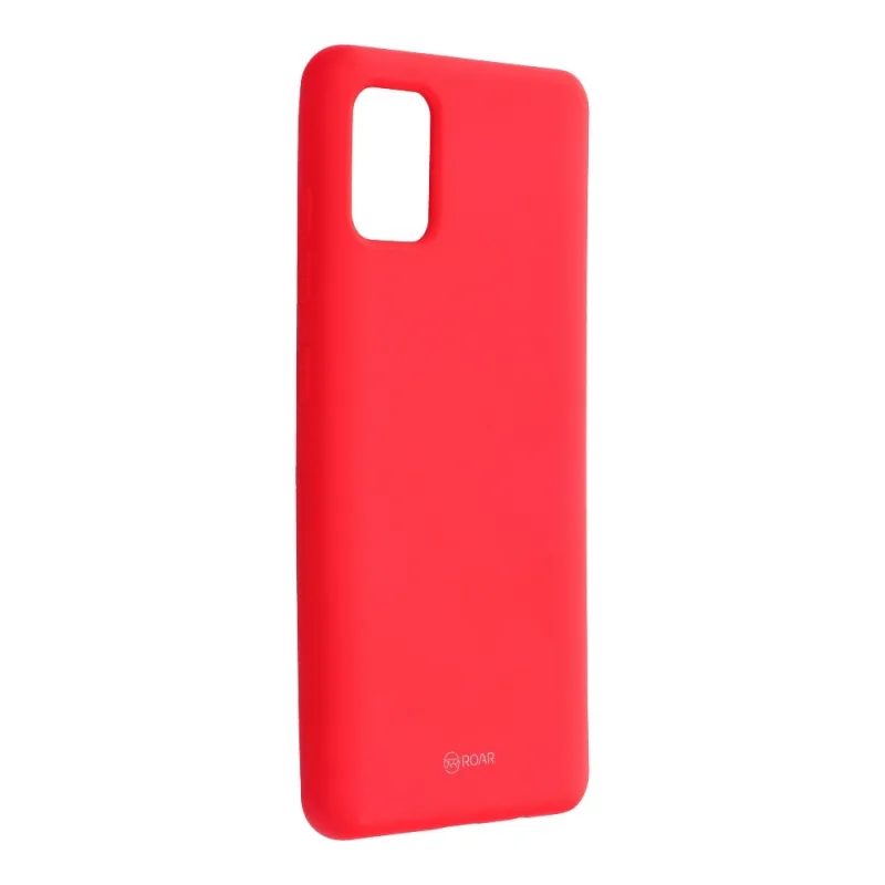 Puzdro Roar Colorful Jelly na Samsung Galaxy A51 hot pink