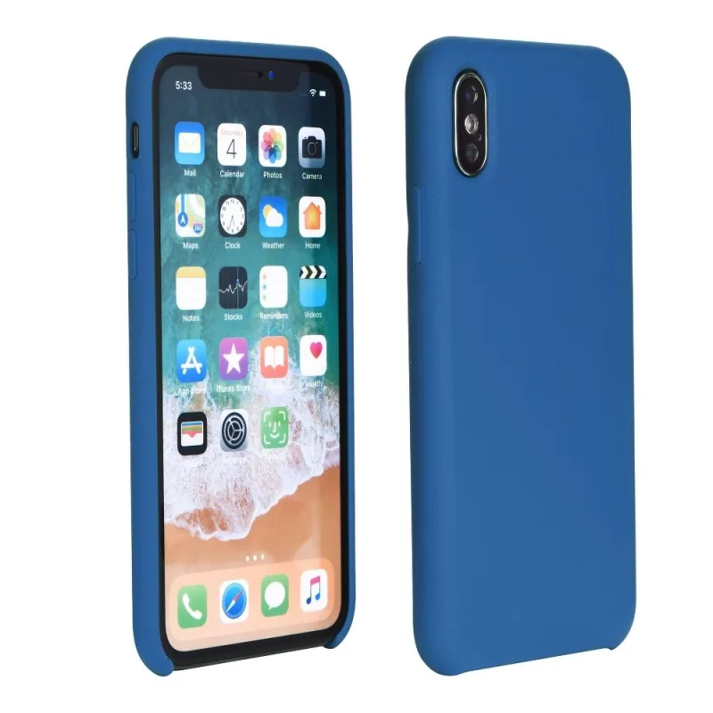Puzdro Silicone na Samsung Galaxy A50 dark blue