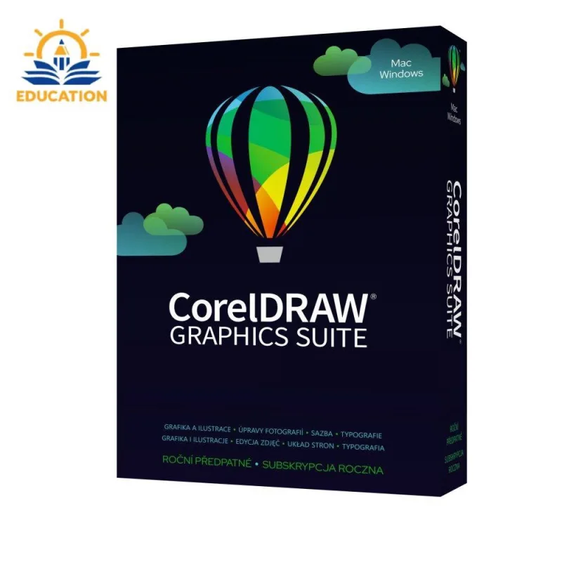 CorelDRAW Graphics Suite Education Prenájom licencie na 365 dní 1 Lic ESD…