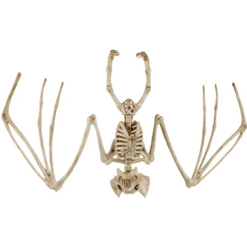 Halloweenska dekorácia Kostra netopiera 30cm