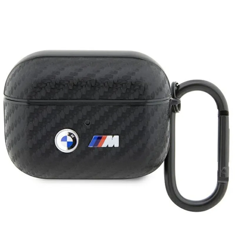 Kryt BMW BMAPWMPUCA2 AirPods Pro black/black Carbon Double Metal Logo