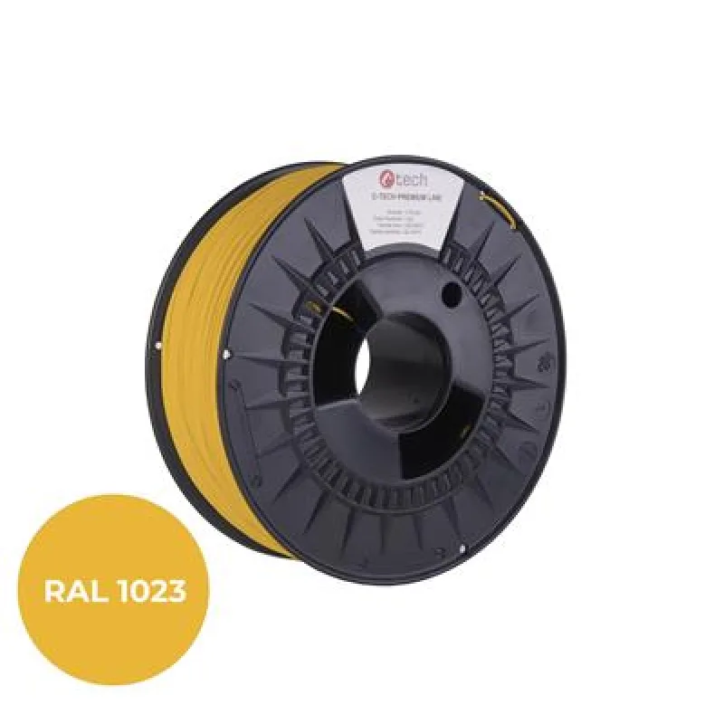 Tlačová struna (filament) C-TECH PREMIUM LINE, ABS, dopravná žltá,…