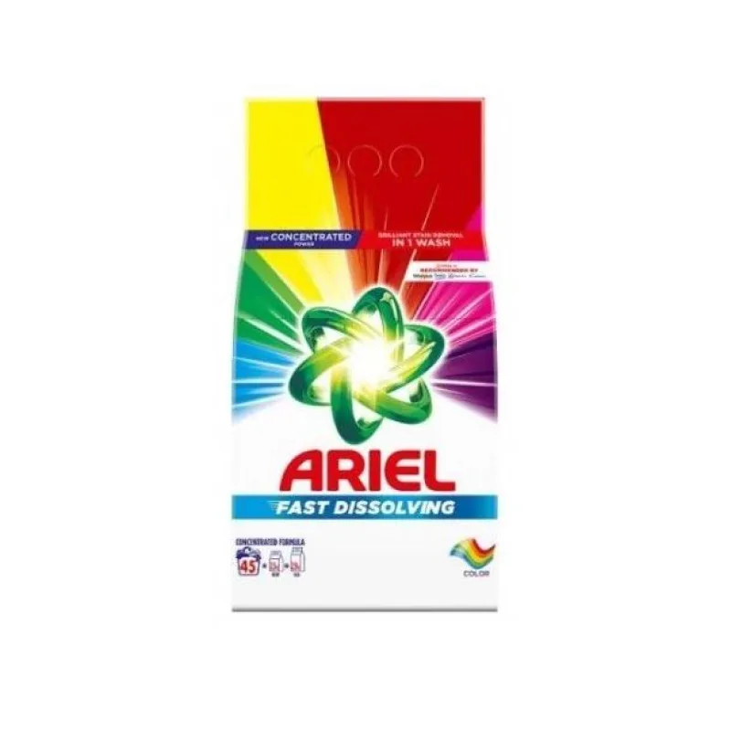 Ariel Prací prášok Fast Dissolvig Color 2,475kg 45PD