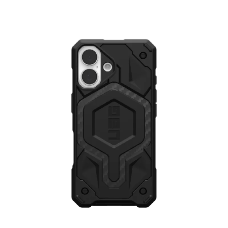 Puzdro UAG Monarch na iPhone 16 – čierne