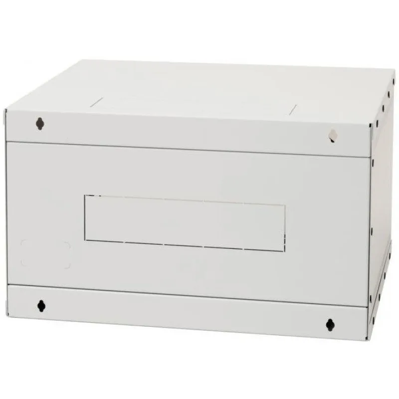 19"rozvádzač jednodiel.9U/ 400mm FLAT-PACK plech.dv. RXA-09-CS4-CAX-A1