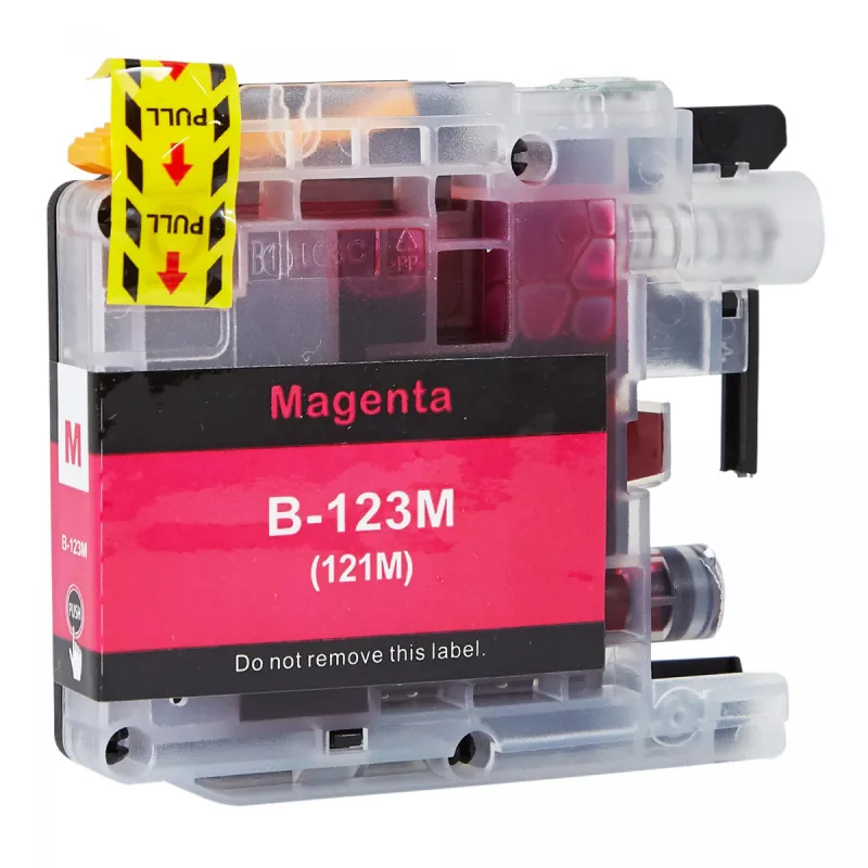 Kompatibilná náplň Brother LC123M - 10ml - Magenta