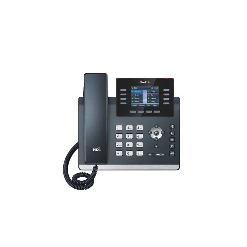 Yealink SIP-T44U SIP telefón, PoE, 2, 8" 320x240 LCD, 21 prog.tl., 2xUSB…
