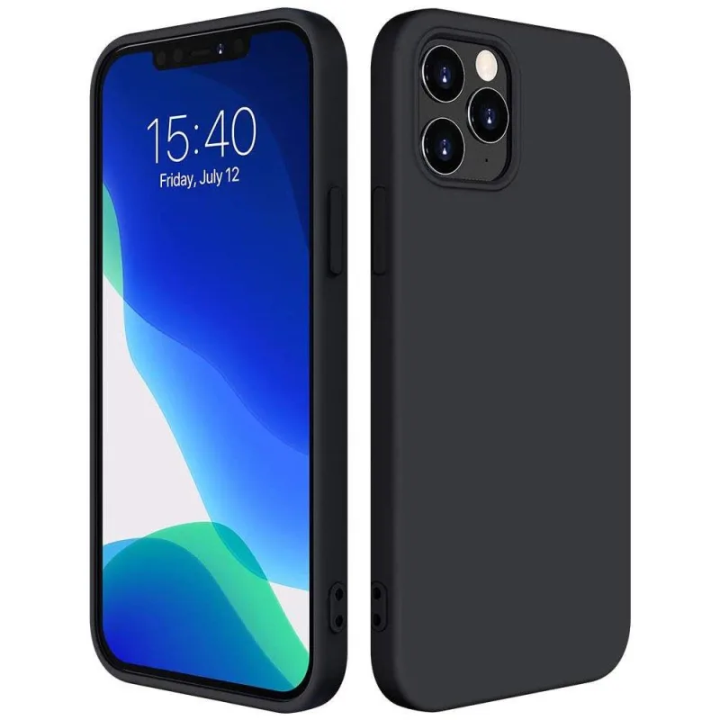 Silikónové puzdro Mäkký pružný gumený kryt pre Xiaomi Redmi Note 10 5G / Poco M3 Pro čierny