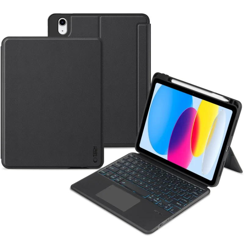Puzdro Tech-Protect SC Mag Pen + klávesnica pre iPad 10,9" 10. generácie (2022) – čierne