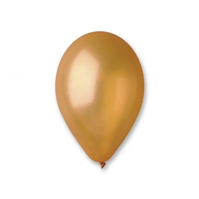 Latexové balóniky Gemar GM110 metalická zlatá 30cm 100ks