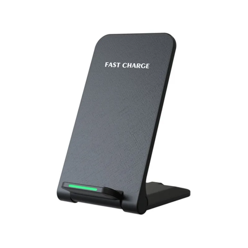 1stCOOL bezdrátová QI nabíječka H18, skládací stojánek, USB-C, černá…