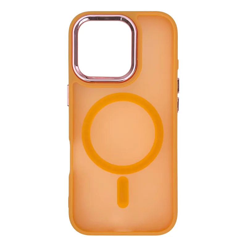 Puzdro Magnetic Collection MagSafe iPhone 16 Pro Max – oranžové