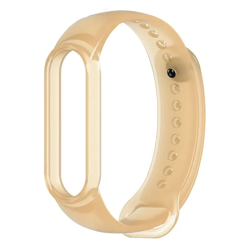 Silikónový remienok na remienok Xiaomi Mi Band 5 / 6 - zlatý