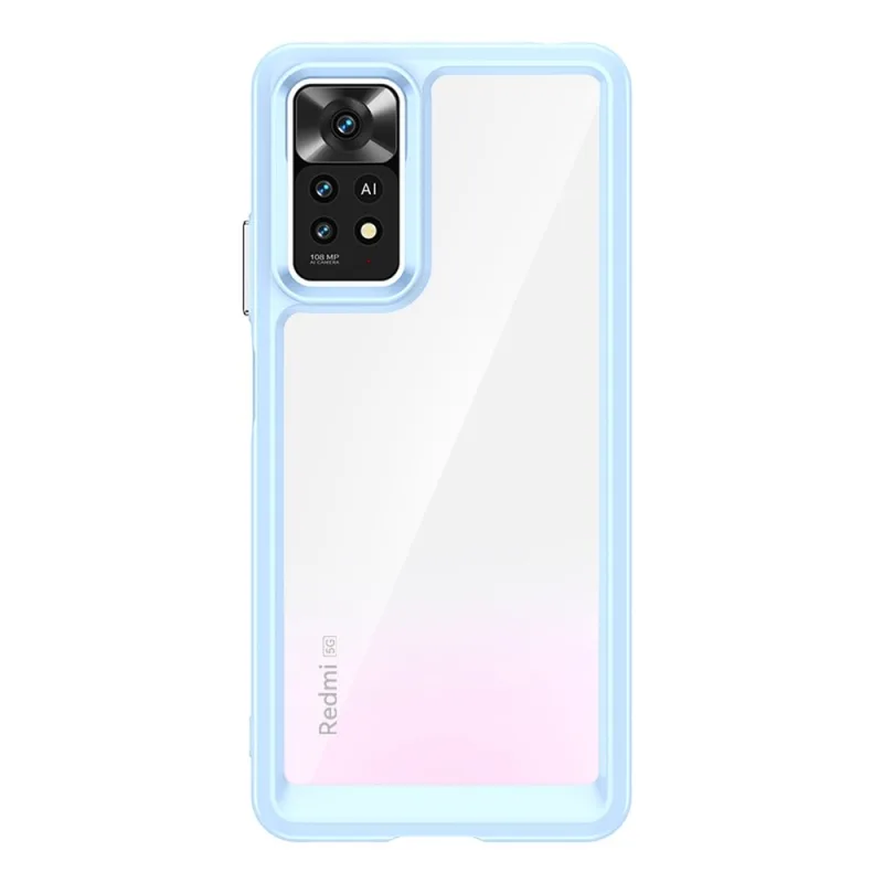 Outer Space Case pre Xiaomi Poco X5 5G / Redmi Note 12 5G kryt s flexibilným rámom modrý