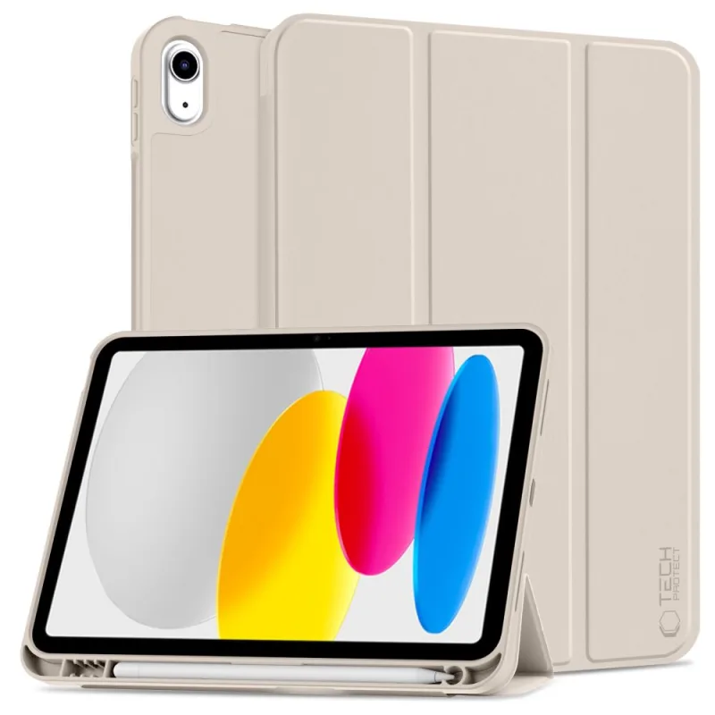 Puzdro na pero Tech-Protect SC pre iPad 10,9" 2022 – béžové