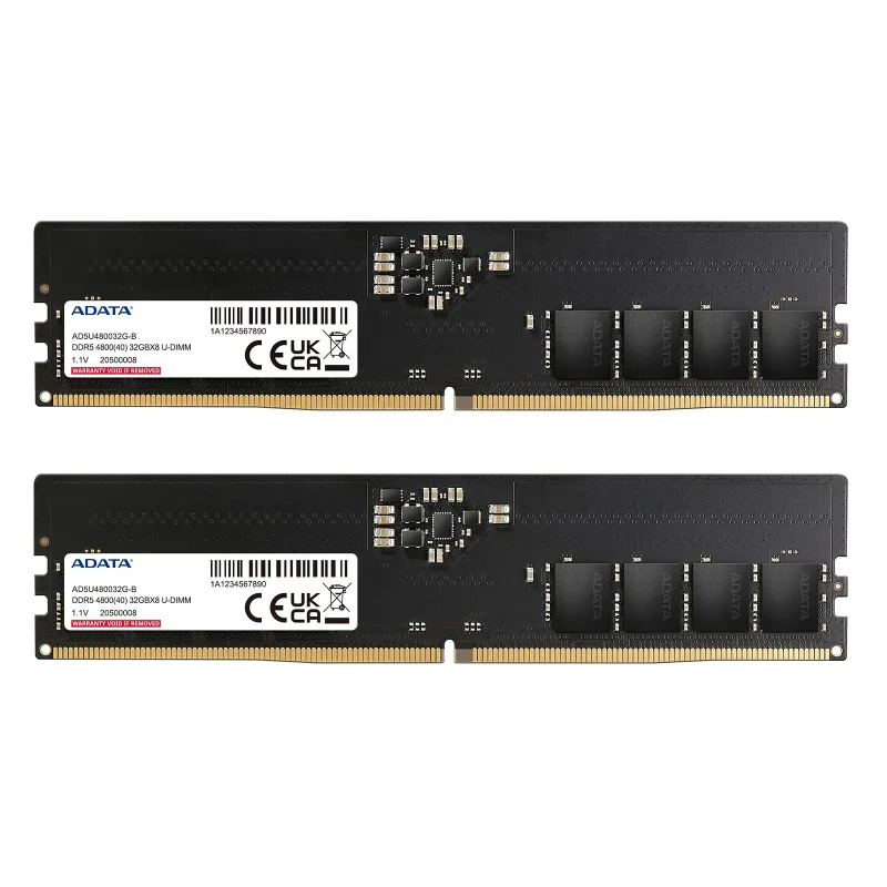 Adata/ DDR5/ 32GB/ 4800MHz/ CL40/ 2x16GB AD5U480016G-DT
