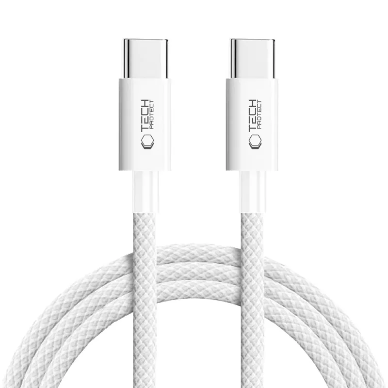 Kábel Tech-Protect Ultraboost Lite USB-C PD60W/3A 200 cm – sivý