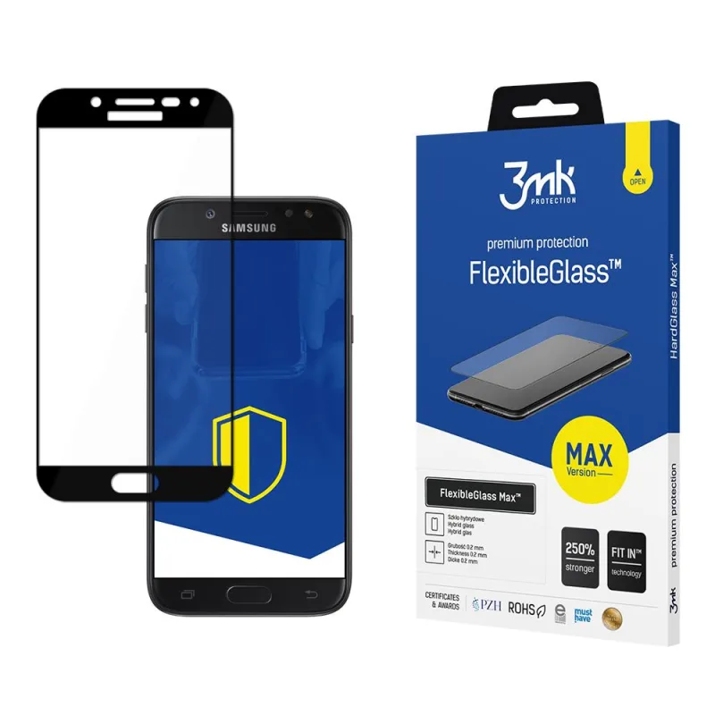Samsung Galaxy J5 2017 čierny – 3mk FlexibleGlass Max™