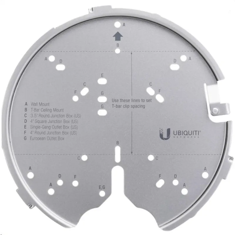 UBNT UniFi U-PRO-MP [Univerzálny montážny systém pre UAP-AC-PRO, UAP-AC…
