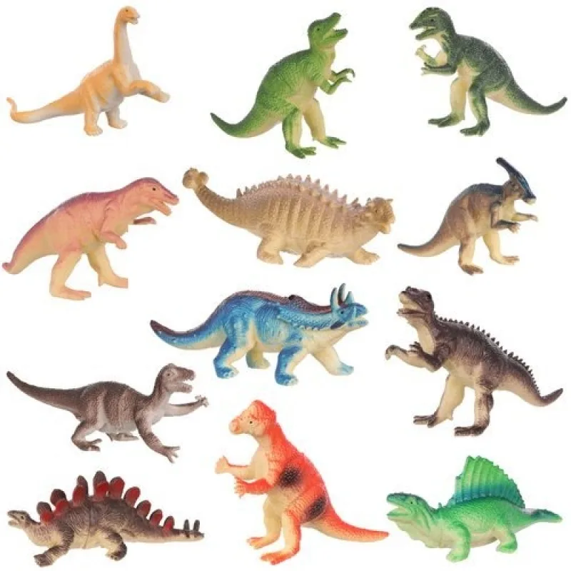 KRUZZEL Figúrky Dinosaury sada 12 ks