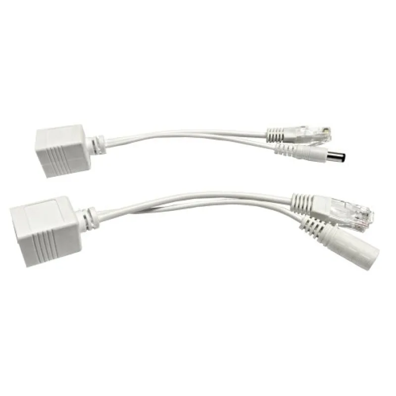 PoE pasívne - sada káblov (injector a splitter) 10000295