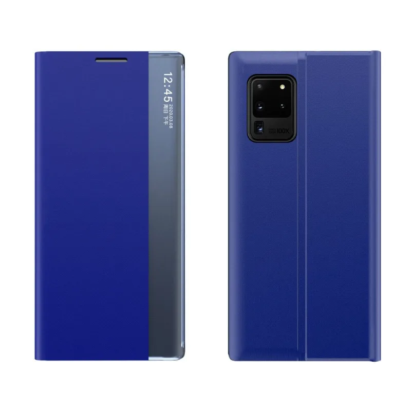 Nové puzdro Sleep Case Puzdro typu Bookcase s funkciou stojančeka pre Samsung Galaxy A02s EU blue