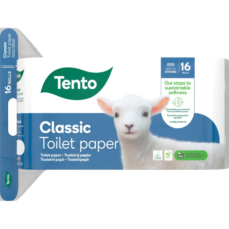 Tento Classic White 16pack (16x18m 16x150 útržkov) 3-vrstvový