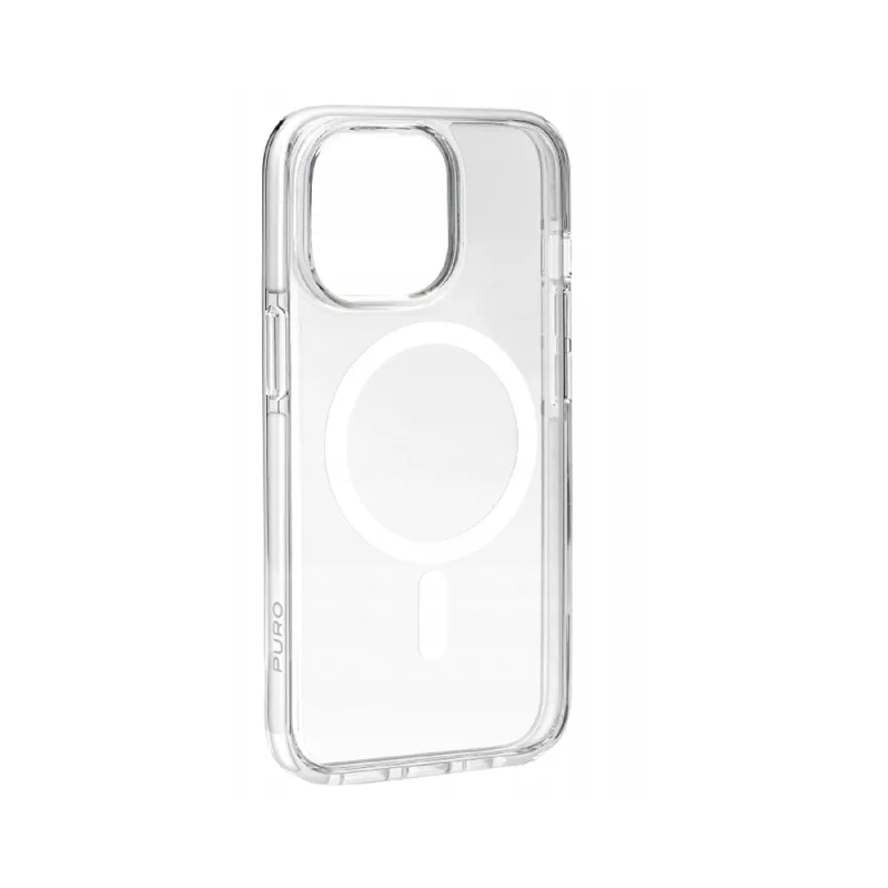 Kryt Puro z TPU+PC „LITE MAG“ s Magsafe pre iPhone 16E, priehľadný