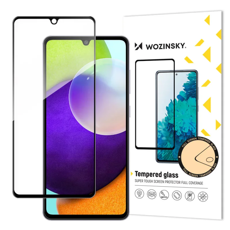 Wozinsky super odolné tvrdené sklo s celoplošným lepidlom Celá obrazovka s rámovým puzdrom Samsung Galaxy A33 5G čierna