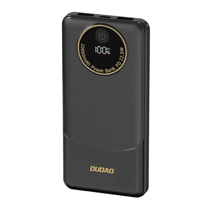 Powerbanka Dudao K12 10000mAh PD22,5W USB-A, USB-C - čierna