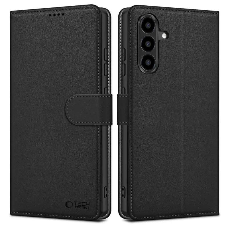 Peňaženkové puzdro Tech-Protect pre Samsung Galaxy A56 5G – matné čierne
