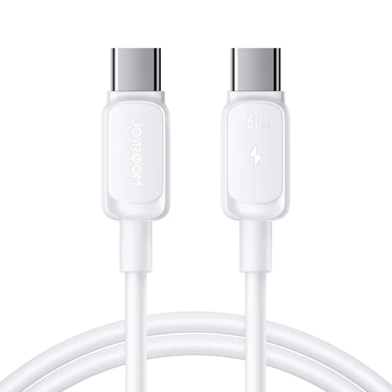Joyroom S-A14 kábel USB-C – USB-C 60W 1,2 m – biely