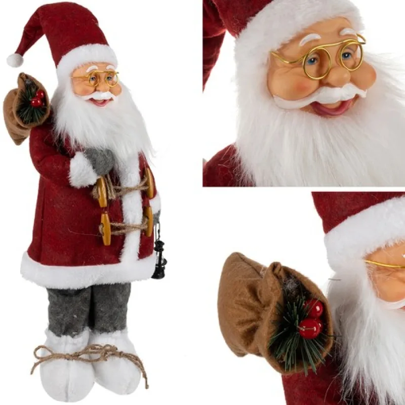 RUHHY 22354 Vianočné dekorácie Santa Claus 60 cm