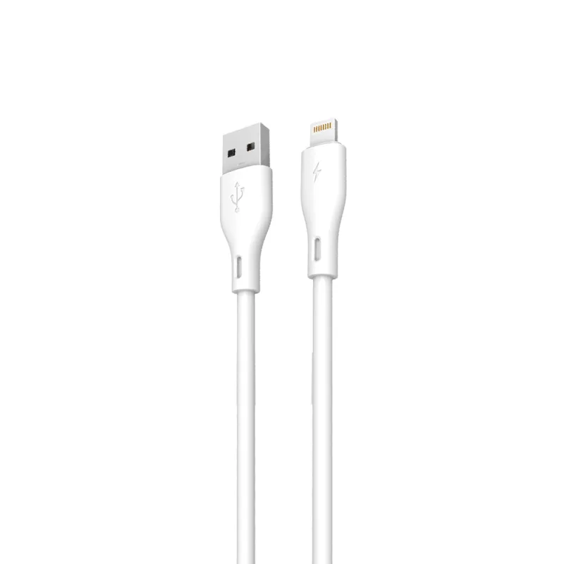 Dudao L2L USB-A / Lightning 3A kábel 2m - biely