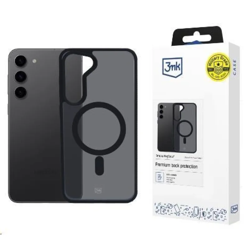 3mk ochranný kryt Smoke MagCase pro Samsung Galaxy S25 5903108615426