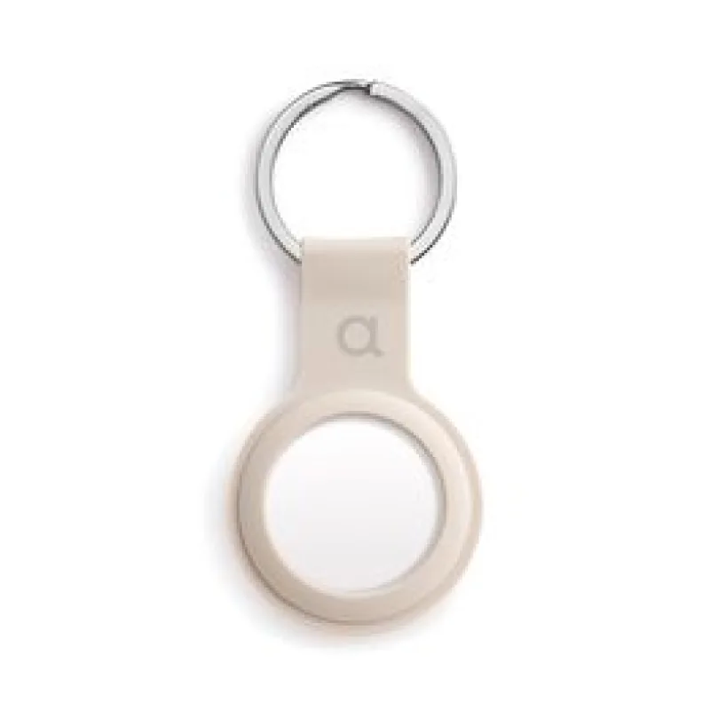 Aiino - GiGiTag Silicon holder with keychain for AirTag - Sand AIAIRKC-SD