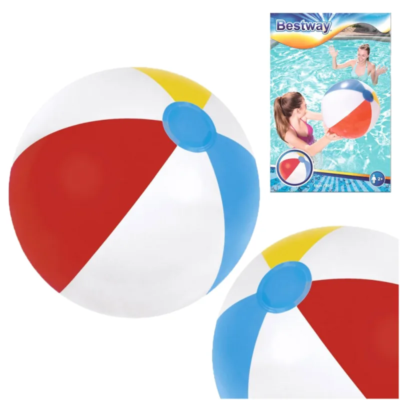Plážová farebná nafukovacia lopta 51 cm