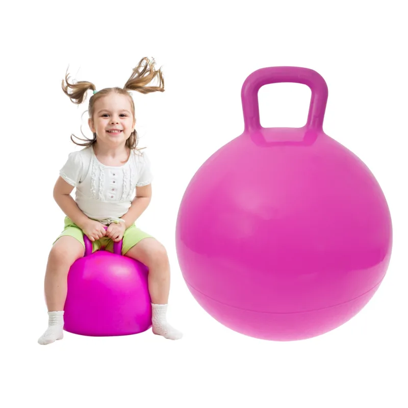 Skákacia lopta klokan 45cm ružová