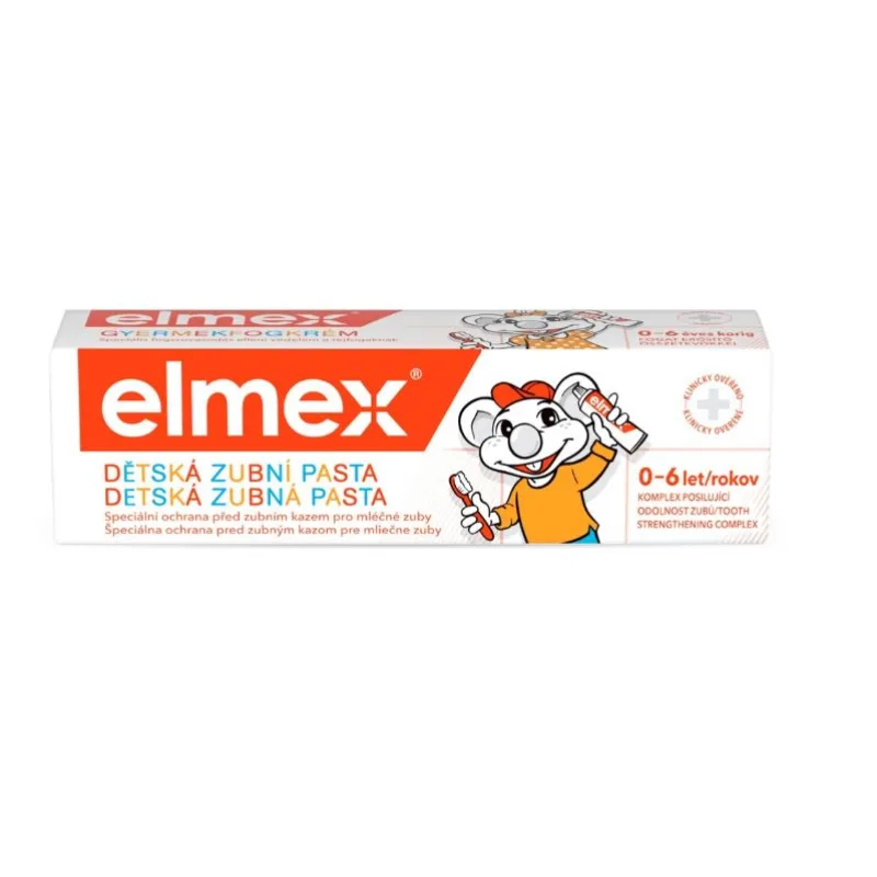 Elmex Kids detska zubná pasta pre deti od 0-6 rokov 50 ml