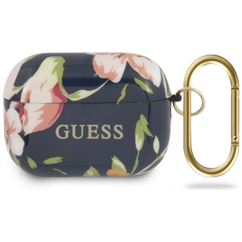 Guess GUACAPTPUBKFL03 kryt AirPods Pro blue/blue N.3 Flower Collection