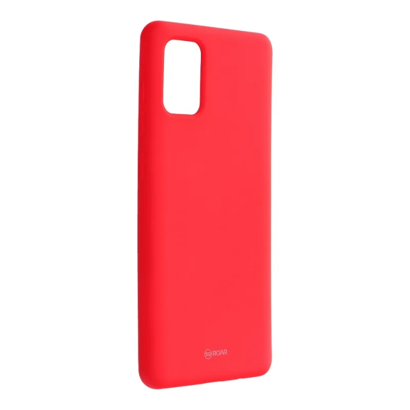 Puzdro Roar Jelly na Samsung Galaxy A71 hot pink