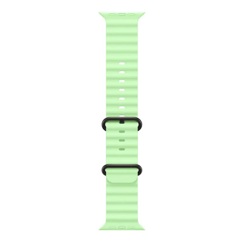 Apple Watch 49mm Neon Green Ocean Band - Black Titanium Finish MGCL4ZM/A